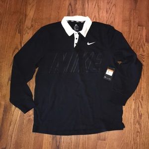 nike collared long sleeve